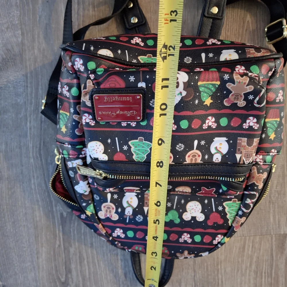Disney Parks Loungefly Bag Holiday Christmas Snacks Food Backpack 2019 Retired